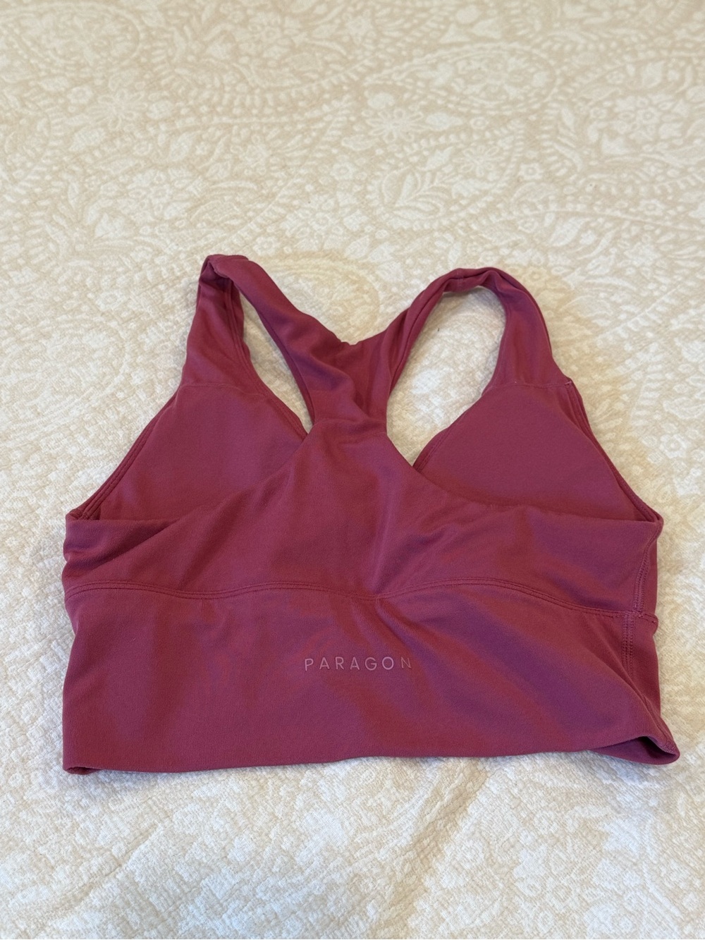 Paragon Reluna Ruched Sports Bra Raspberry XS | Buttery Soft Activewear - Picture 3 of 3